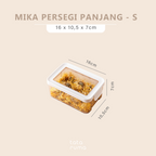 MIKA - Toples Transparan / Clear Storage Jar Clip Stackable Minimalis
