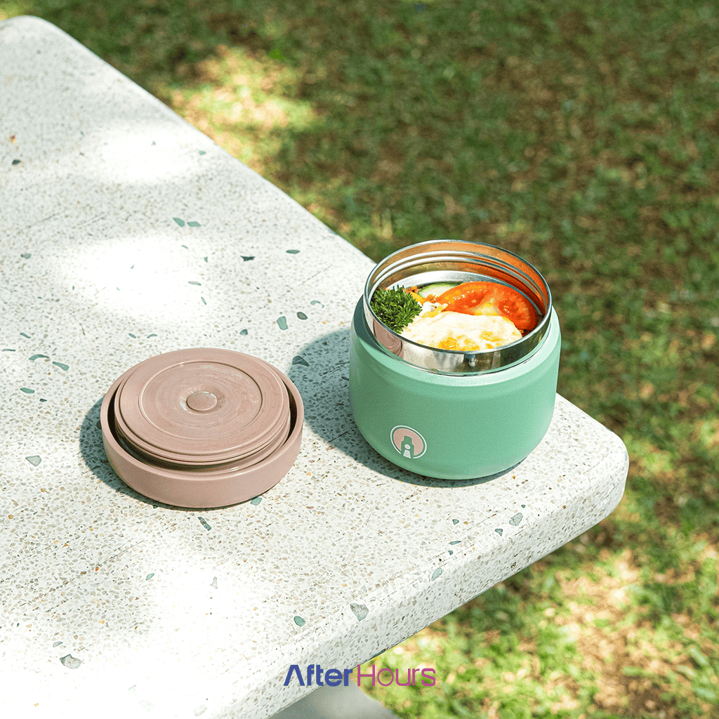 PORRI - Lunch Box Termos Tempat Makanan Sup Kuah 300ml Anti Bocor Tahan Dingin 12 Jam Panas 5 Jam TATARUMA