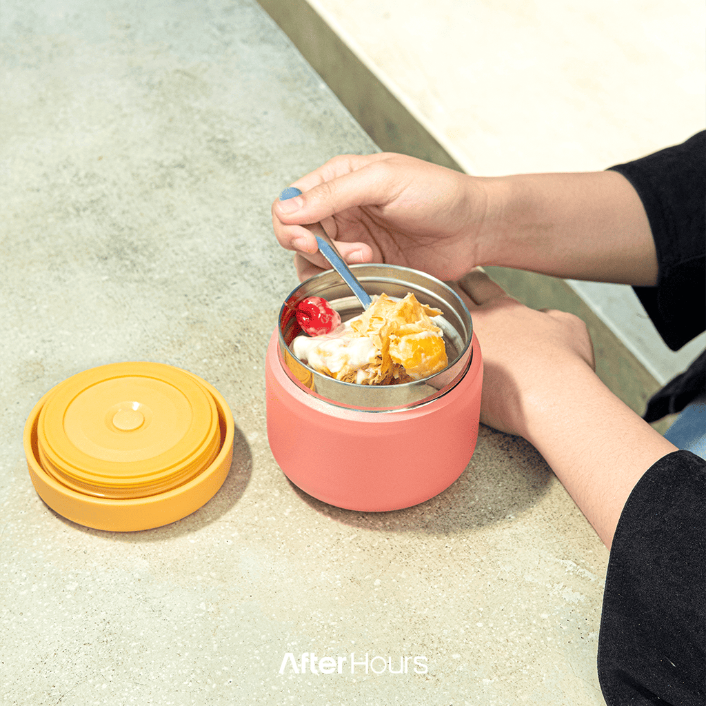 PORRI - Lunch Box Termos Tempat Makanan Sup Kuah 300ml Anti Bocor Tahan Dingin 12 Jam Panas 5 Jam TATARUMA