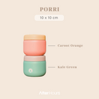 PORRI - Lunch Box Termos Tempat Makanan Sup Kuah 300ml Anti Bocor Tahan Dingin 12 Jam Panas 5 Jam TATARUMA