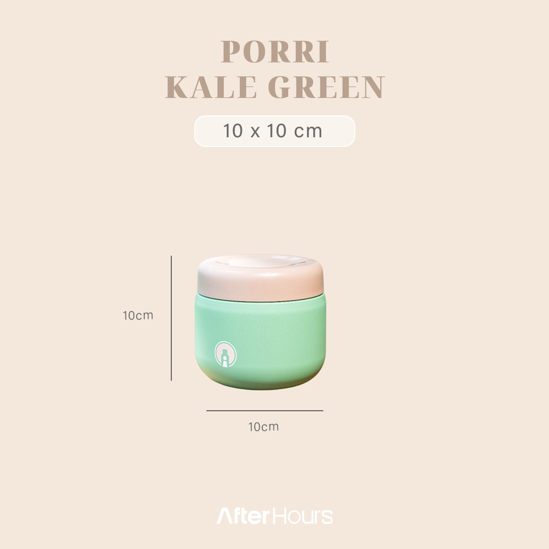 PORRI - Lunch Box Termos Tempat Makanan Sup Kuah 300ml Anti Bocor Tahan Dingin 12 Jam Panas 5 Jam TATARUMA