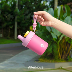 CHOOKA - Tumbler with Infuser & Handle 400ml SS 304 Kedap Anti Bocor Tahan Dingin 9 Jam Panas 4 Jam Grafir Nama Engrave TATARUMA