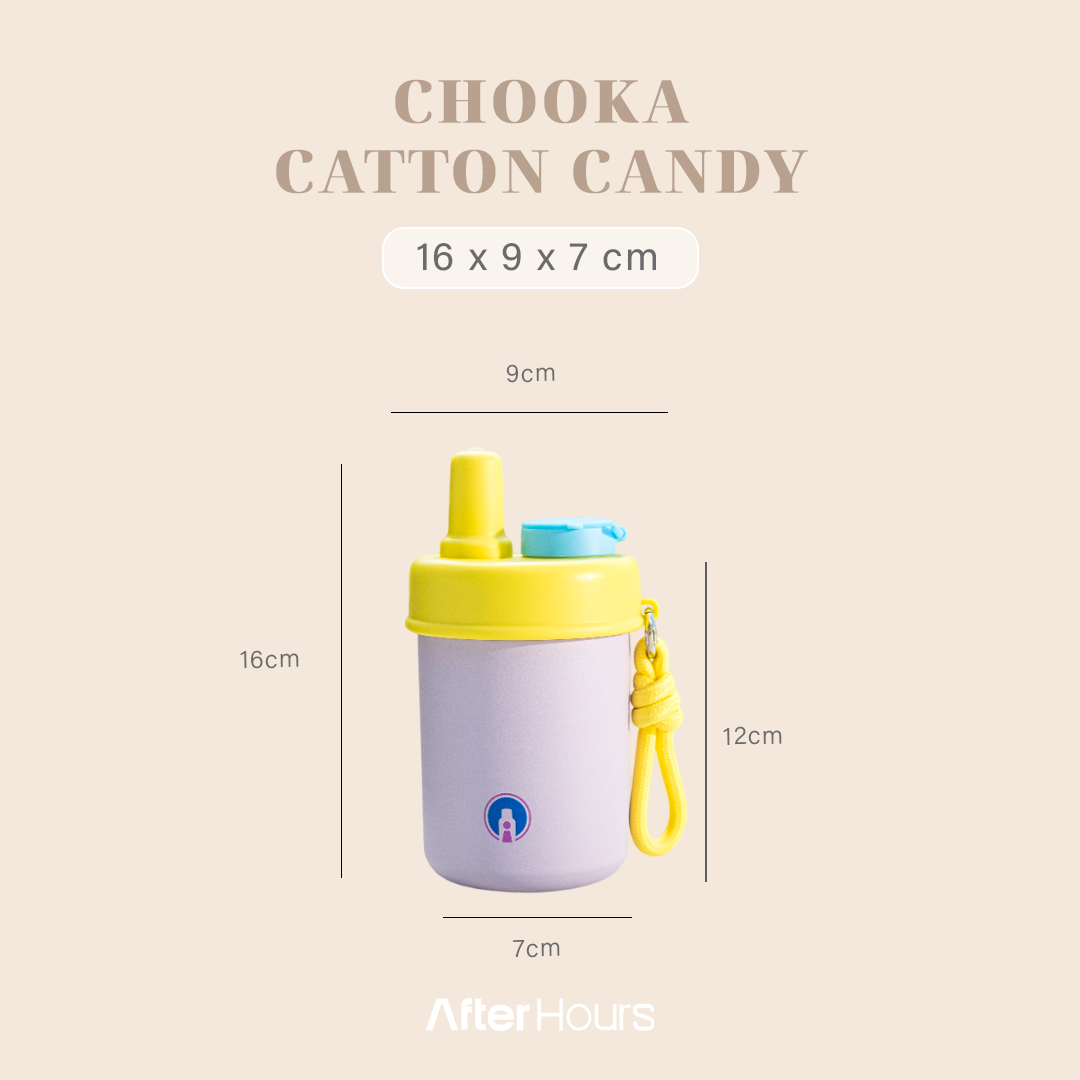 CHOOKA - Tumbler with Infuser & Handle 400ml SS 304 Kedap Anti Bocor Tahan Dingin 9 Jam Panas 4 Jam Grafir Nama Engrave TATARUMA