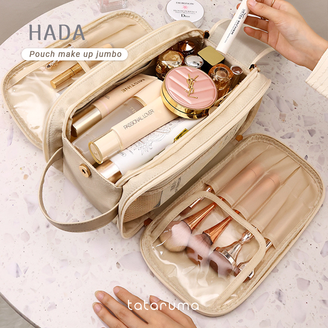 HADA - Pouch Make Up Tas Kosmetik Skincare Storage Bag Traveling Jumbo