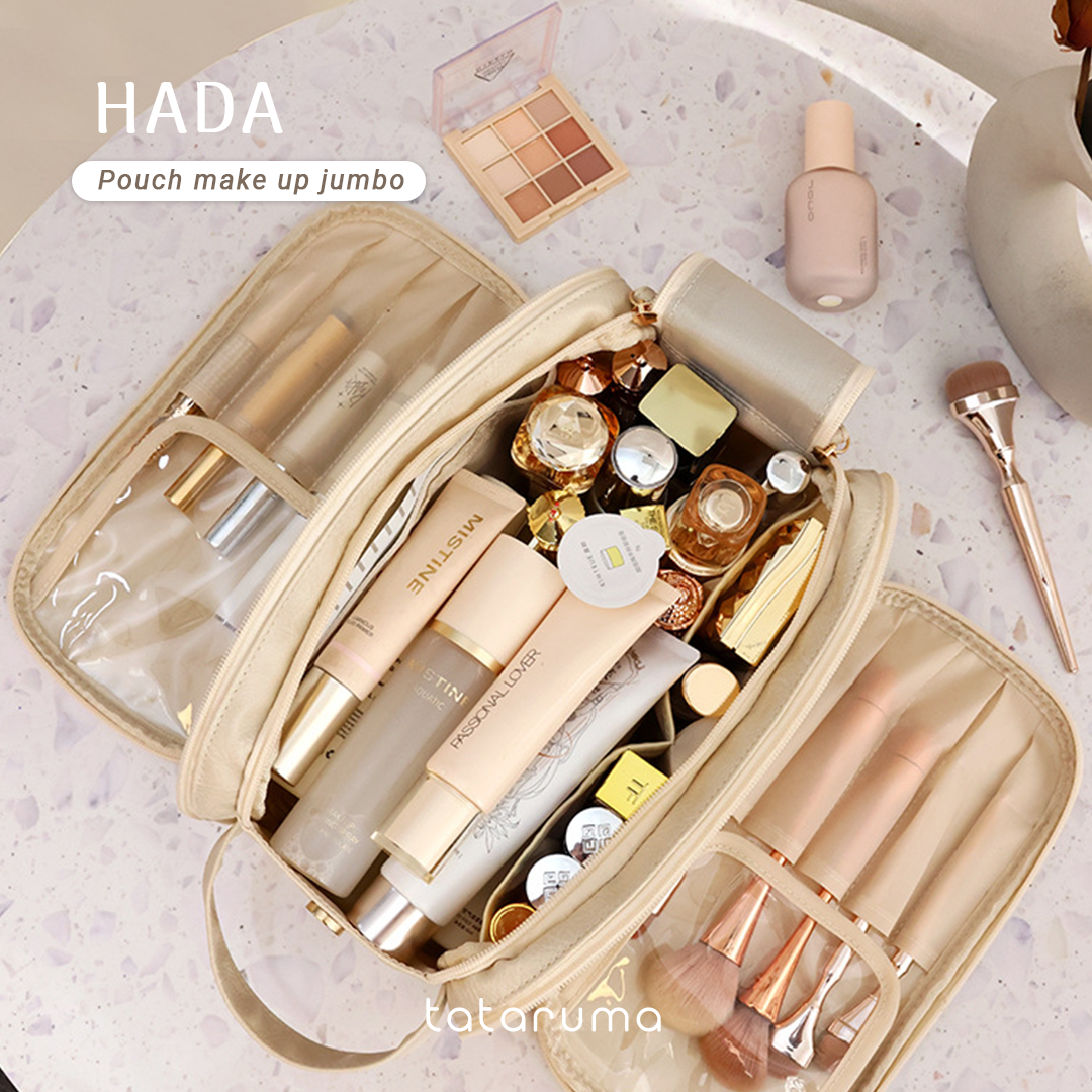 HADA - Pouch Make Up Tas Kosmetik Skincare Storage Bag Traveling Jumbo