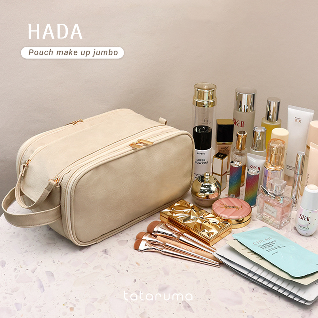 HADA - Pouch Make Up Tas Kosmetik Skincare Storage Bag Traveling Jumbo