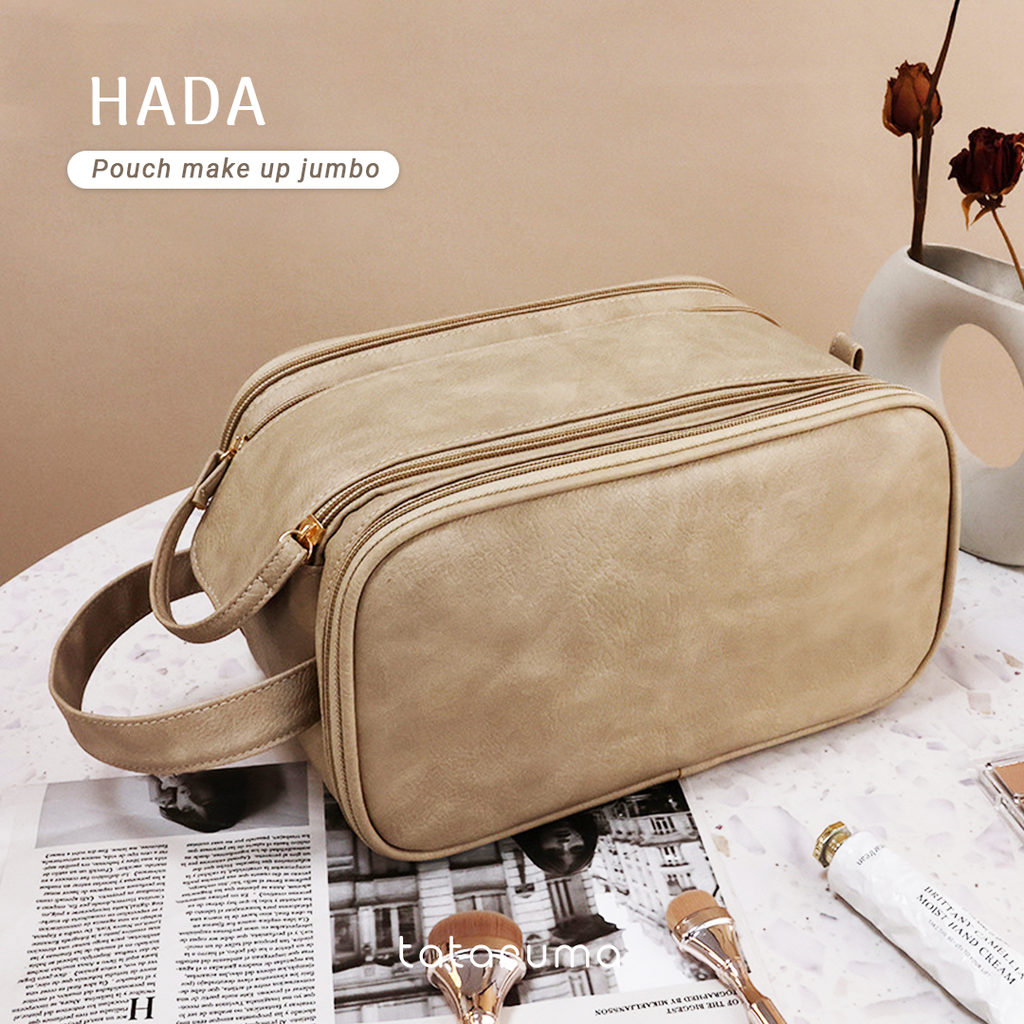 HADA - Pouch Make Up Tas Kosmetik Skincare Storage Bag Traveling Jumbo