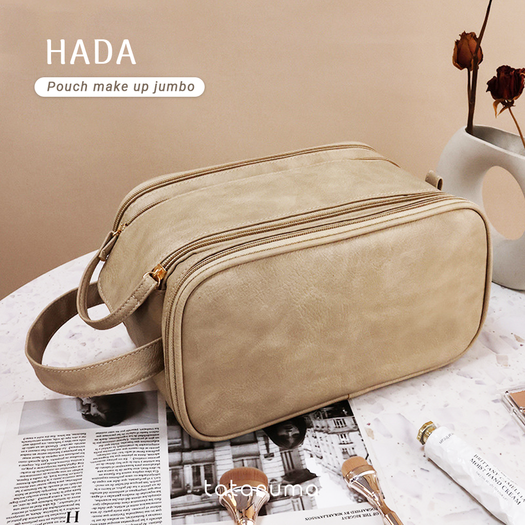 HADA - Pouch Make Up Tas Kosmetik Skincare Storage Bag Traveling Jumbo