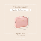 KYUBU - Pouch Tas Makeup Bersekat Tempat Kosmetik Toiletries Lightweight Travel Organizer Storage Cosmetic Bag