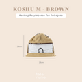 KOSHU BLUDRU - Organizer Tas Bludru Serut Transparan Kantong PVC Anti Debu Lembab