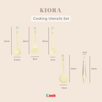 KOOK Kiora - Silicone Cooking Kitchen Utensil Set Peralatan Masak Silikon 5 PCS Food Grade BPA Free