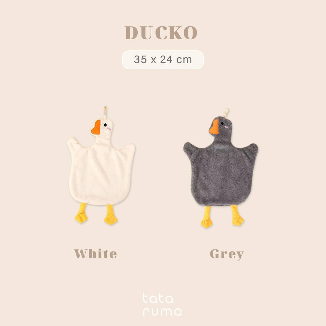 DUCKO - Hand Drying Towel Lap Tangan Bentuk Bebek Gantung