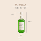 MIKUNA - Botol Pump Refill Plastik 1000ml/1liter Anti Bocor FREE STICKER