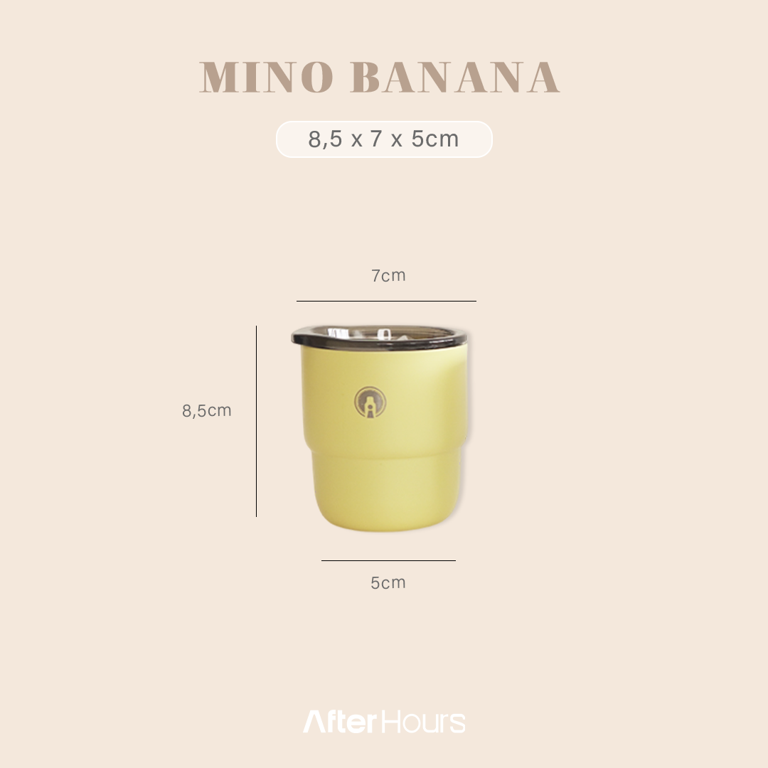 MINO - Tumbler Gelas Stainless 304 Kedap Antibocor 200ml