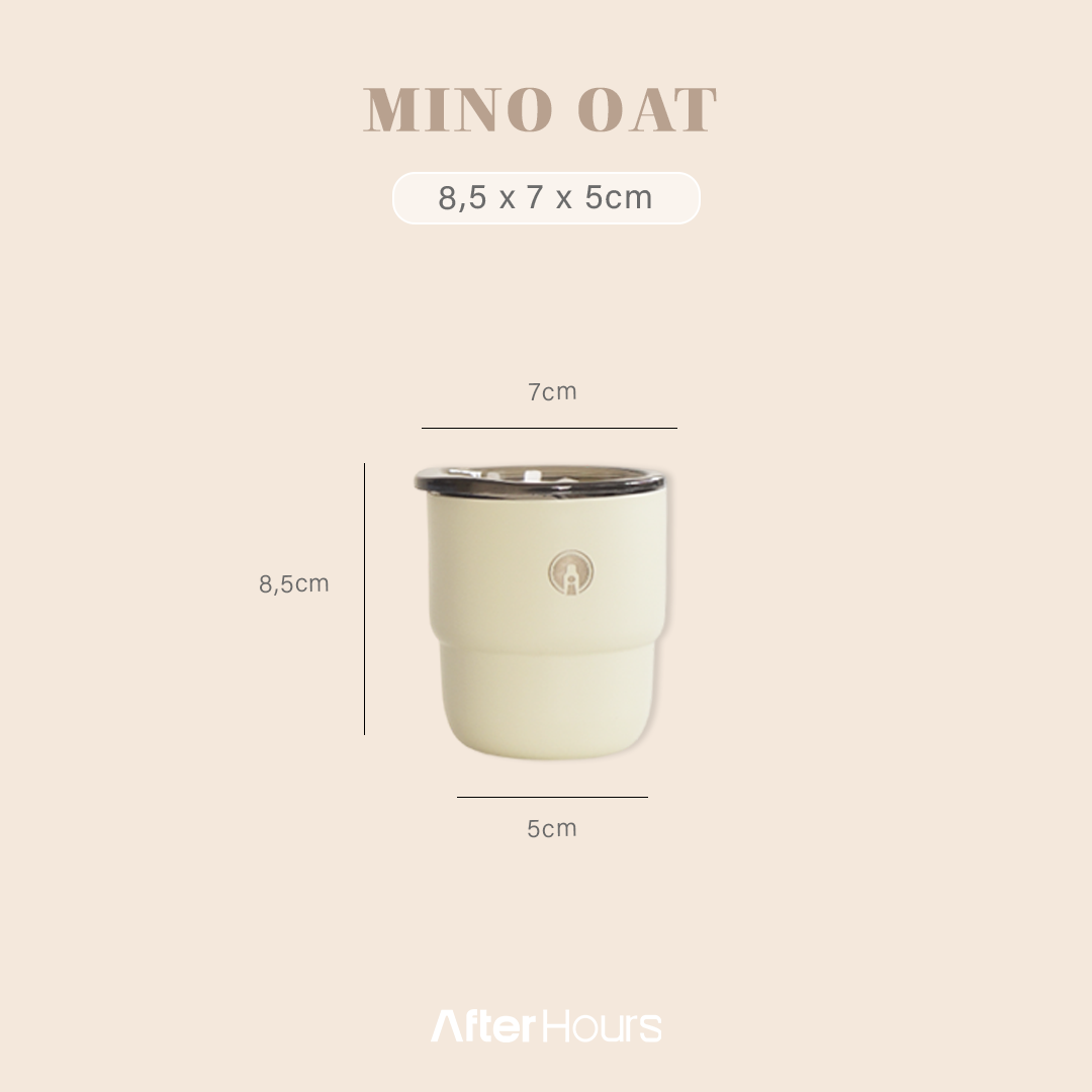 MINO - Tumbler Gelas Stainless 304 Kedap Antibocor 200ml