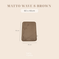 MATTO WAVE - Keset Kaki Memory Foam Anti Slip Penyerap Air