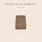 MATTO WAVE - Keset Kaki Memory Foam Anti Slip Penyerap Air