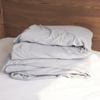 SORA CALICO Jersey Quilt Cover - 100% Organic Jersey Cotton Penutup Selimut Zipper Resleting Bertali Penutup Selimut Dalam Inner Duvet Bedcover Goose Feel Bulu Angsa Tebal Empuk Fluffy