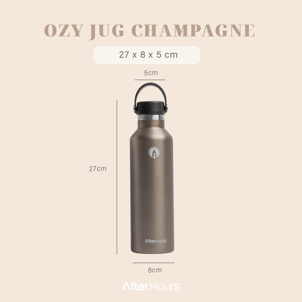 OZY - Tumbler Jug 800ml Stainless 304 Kedap Antibocor BPA Free Tahan Panas 12 Jam Dingin 14 Jam Botol Steel Vacuum Olahraga Daily