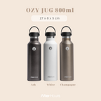 OZY - Tumbler Jug 800ml Stainless 304 Kedap Antibocor BPA Free Tahan Panas 12 Jam Dingin 14 Jam Botol Steel Vacuum Olahraga Daily