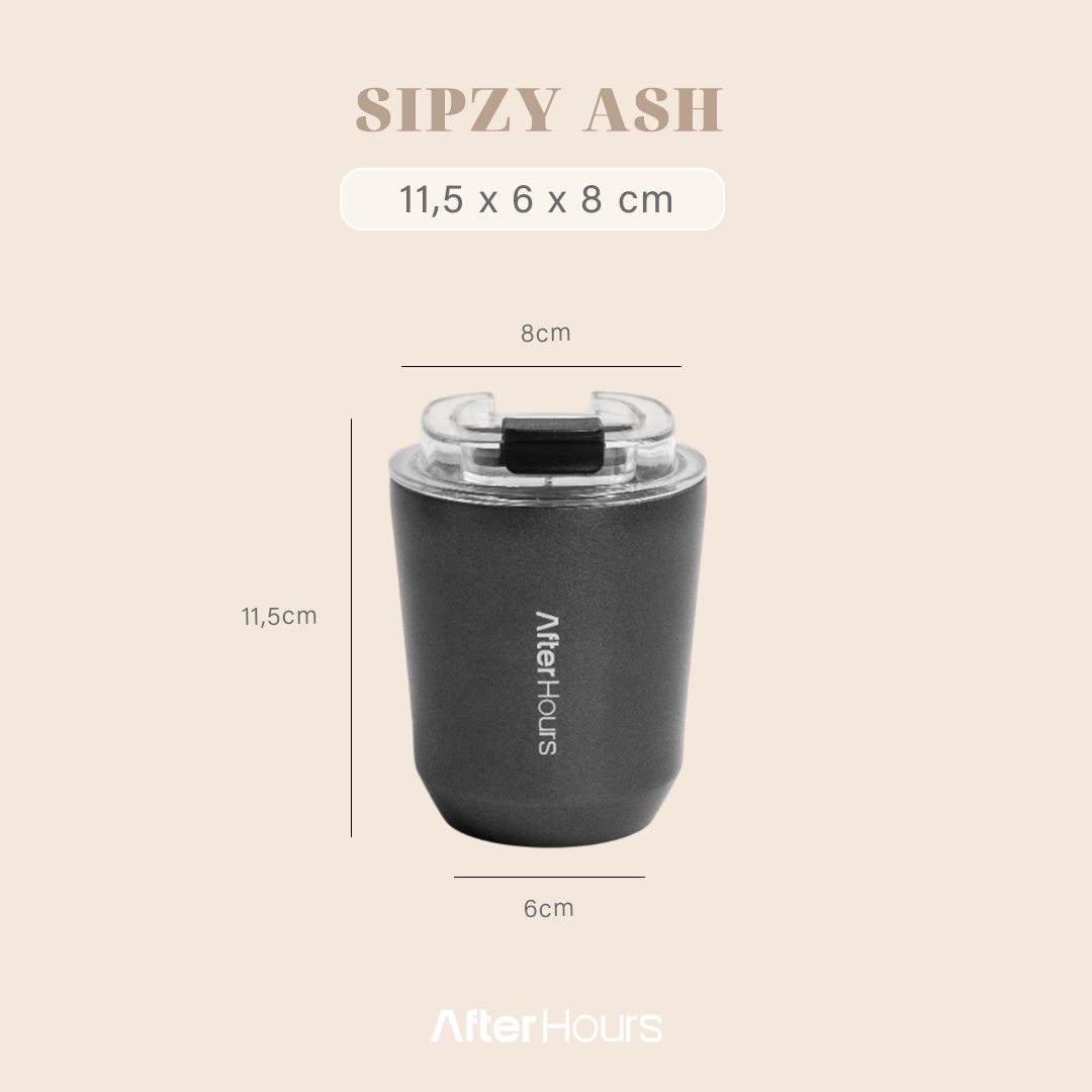 SIPZY - Tumbler Cup Stainless 304 Gelas Kedap Antibocor 250ml Tahan Panas 5 Jam Dingin 12 Jam Botol Steel Vacuum