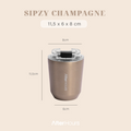 SIPZY - Tumbler Cup Stainless 304 Gelas Kedap Antibocor 250ml Tahan Panas 5 Jam Dingin 12 Jam Botol Steel Vacuum