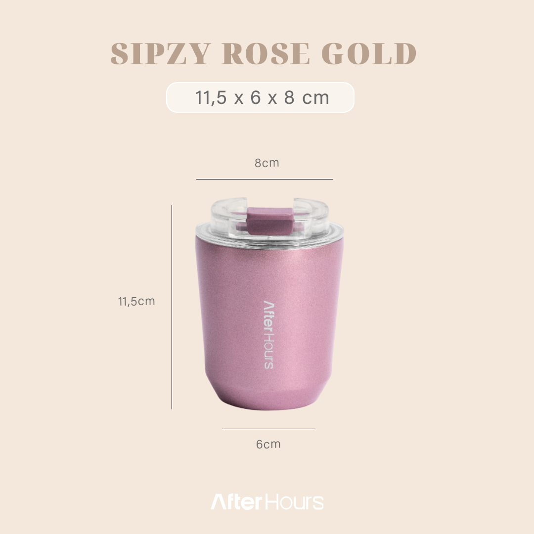 SIPZY - Tumbler Cup Stainless 304 Gelas Kedap Antibocor 250ml Tahan Panas 5 Jam Dingin 12 Jam Botol Steel Vacuum