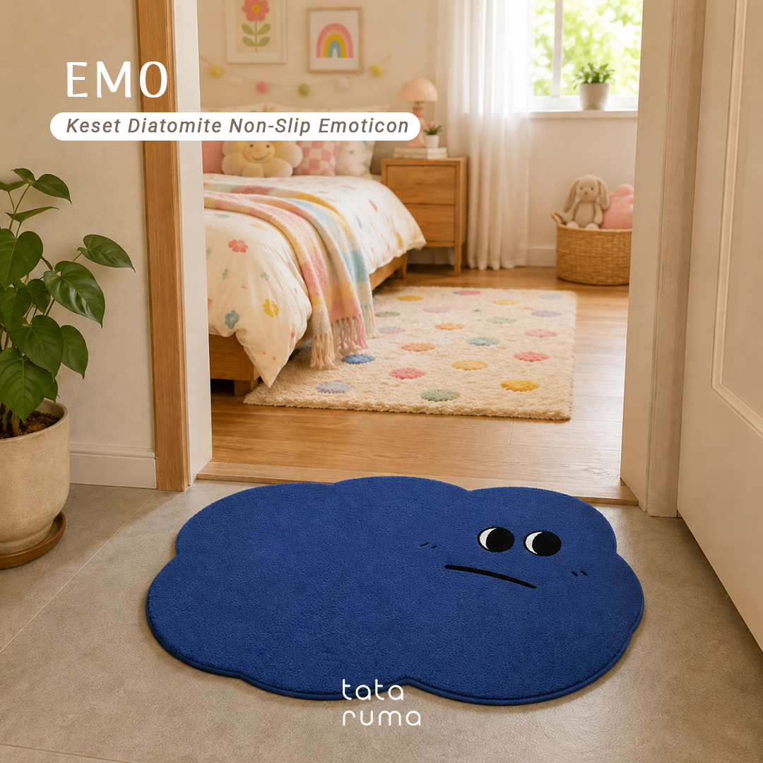 EMO - Keset Penyerap Air Diatomite Kamar Mandi Dapur Lembut Anti Slip