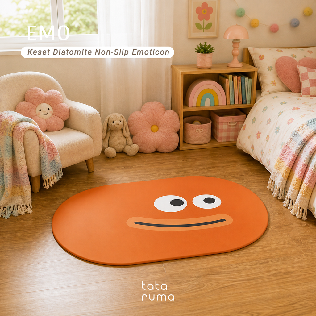 EMO - Keset Penyerap Air Diatomite Kamar Mandi Dapur Lembut Anti Slip