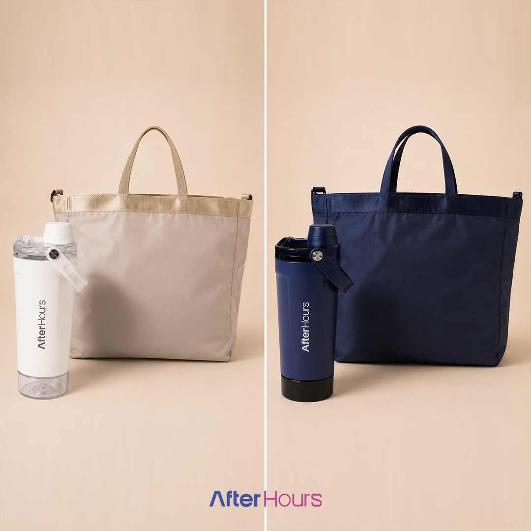 FITZY - Protein Shaker Stainless 304 Kedap Antibocor 500ml Tahan Panas 12 Jam Dingin 24 Jam Botol Steel Vacuum AFTER HOURS