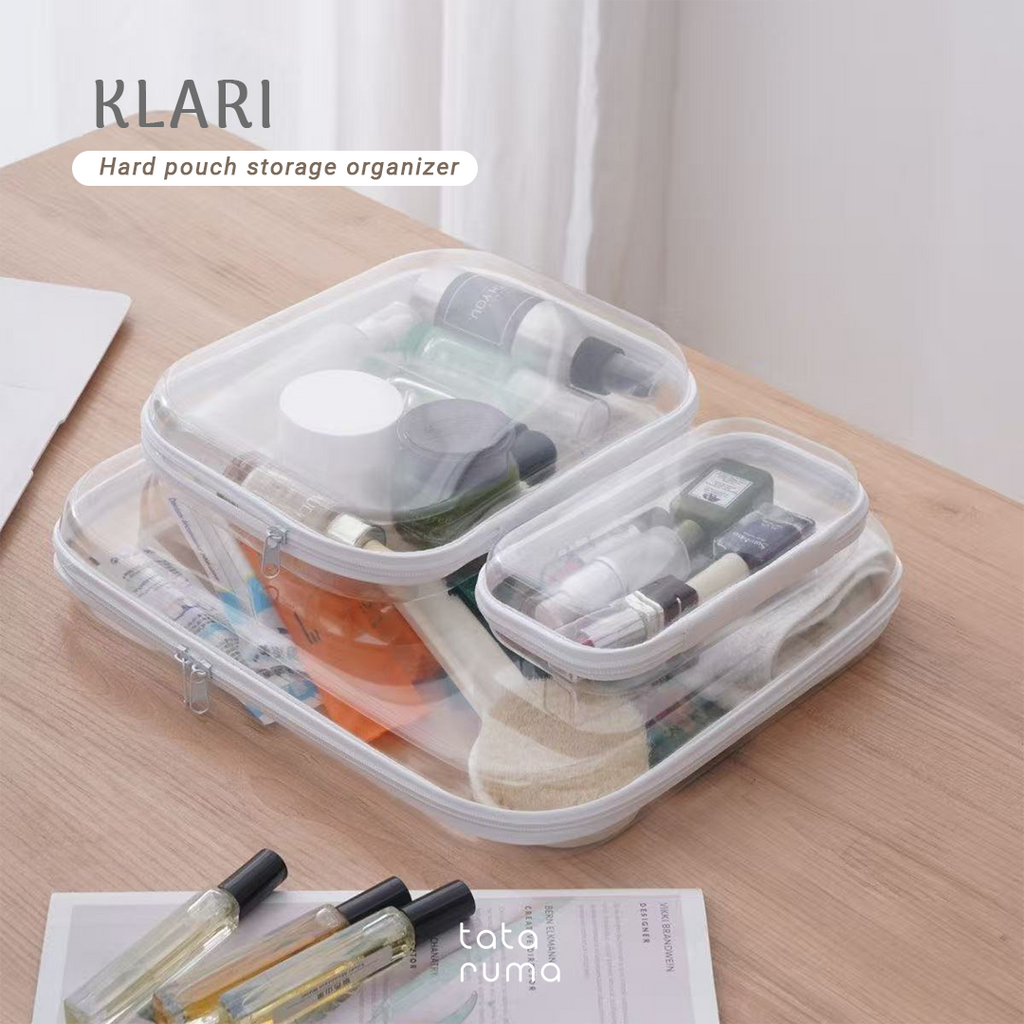 KLARI - Hard Pouch Storage Organizer Multifungsi Penyimpanan Serbaguna