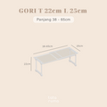GORI - Rak Sekat Lemari Baju Penyimpanan Serbaguna Partisi Adjustable dan Stackable