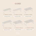 GORI - Rak Sekat Lemari Baju Penyimpanan Serbaguna Partisi Adjustable dan Stackable