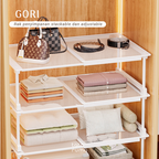 GORI - Rak Sekat Lemari Baju Penyimpanan Serbaguna Partisi Adjustable dan Stackable