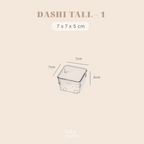 DASHI TALL - Drawer Organizer Transparent Storage Box Kotak Penyimpanan Sekat Divider Pembatas Laci