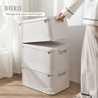 BOXO - Storage Box Stackable Lipat Simpan Buku, Snack, Mainan, Baju dan lainnya Serbaguna Multifungsi