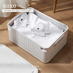 BOXO - Storage Box Stackable Lipat Simpan Buku, Snack, Mainan, Baju dan lainnya Serbaguna Multifungsi