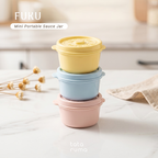 FUKU - Mini Portable Sauce Bottle Salad Dressing Ketchup Saos Jar Tempat Obat Serbaguna