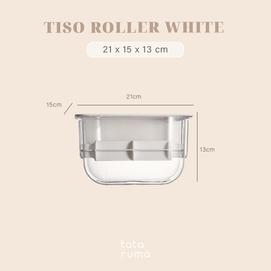 TISO - Kotak Gantung Tissue Toilet Kamar Mandi Tempel Dinding Tanpa Bor