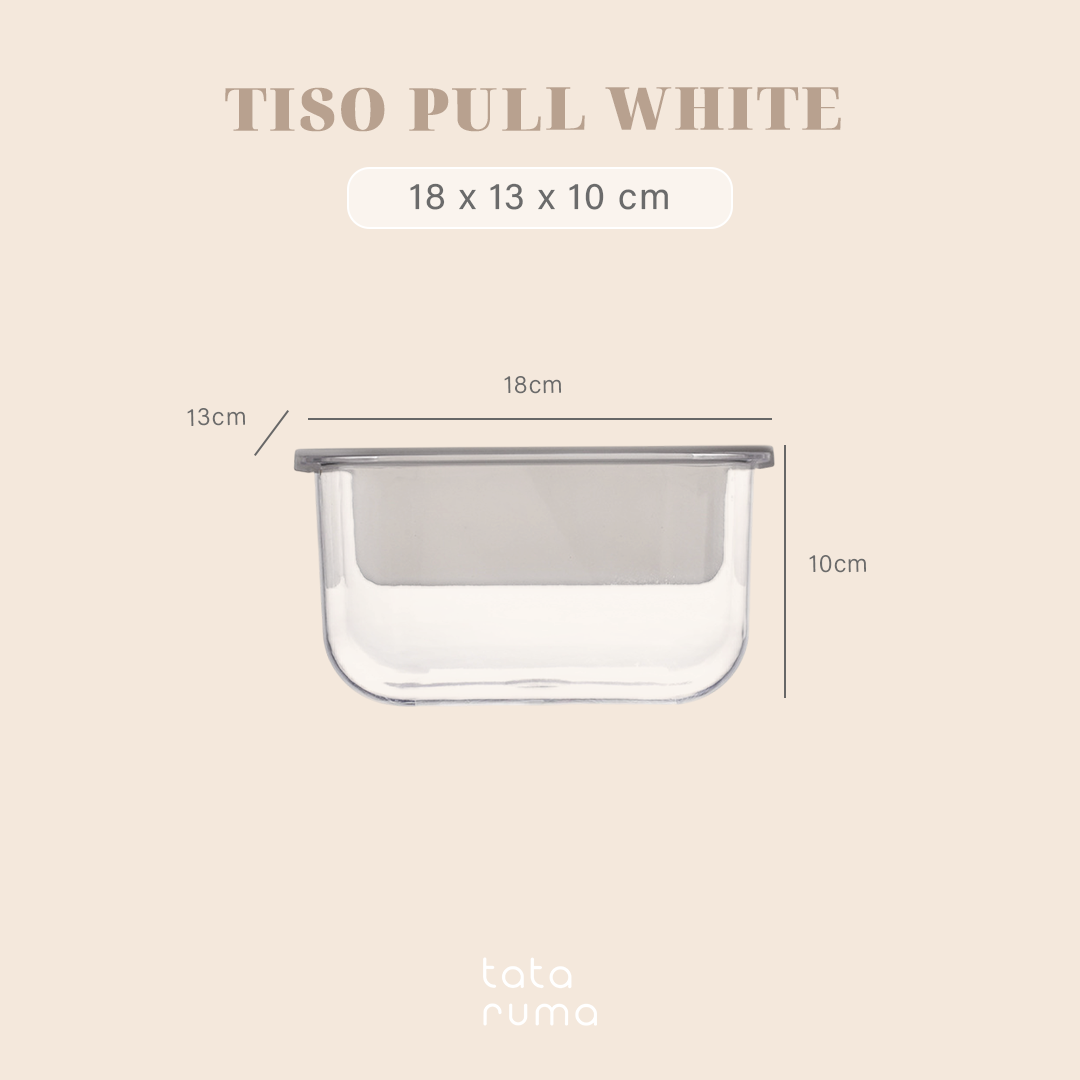 TISO - Kotak Gantung Tissue Toilet Kamar Mandi Tempel Dinding Tanpa Bor