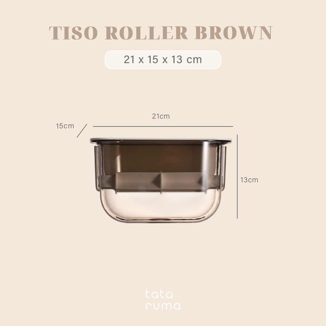 TISO - Kotak Gantung Tissue Toilet Kamar Mandi Tempel Dinding Tanpa Bor