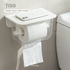 TISO - Kotak Gantung Tissue Toilet Kamar Mandi Tempel Dinding Tanpa Bor