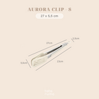 AURORA - Penjepit Capitan Silikon Dapur Makanan BBQ Stainless Steel