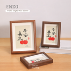 ENZO - Frame Bingkai Foto Pigura Kayu 4R/5R Estetik