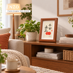 ENZO - Frame Bingkai Foto Pigura Kayu 4R/5R Estetik
