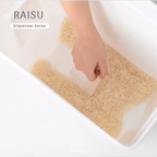 RAISU -  Dispenser Tempat Penyimpanan Beras 10kg Food Grade Tahan Serangga Tahan Lembab