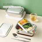 KLANK - Lunch Box Stainless 2 Tingkat Sekat Kedap Udara SUS 304