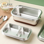 KLANK - Lunch Box Stainless 2 Tingkat Sekat Kedap Udara SUS 304