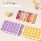 OHAYU 24 - Cetakan Wadah MPASI/Kaldu/Es Batu BPA FREE Silicone Tahan Panas Dingin