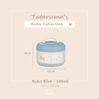 KUBO - Lunch Box Anak Bentuk Bulat Stainless Steel 304 Kedap Anti Bocor